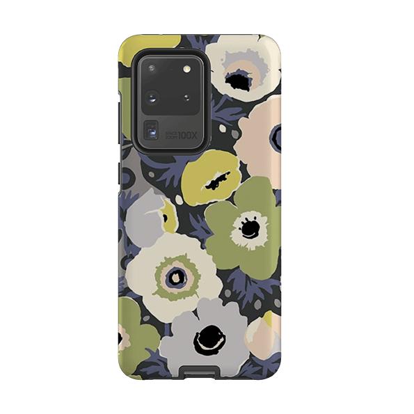 Samsung phone case-Windflowers Urbane By Sarah Campbell-Product Details Raised bevel to protect screen from scratches. Impact resistant polycarbonate shell and shock absorbing inner TPU liner. Secure fit with design wrapping around side of the case and full access to ports. Compatible with Qi-standard wireless charging. Thickness 1/8 inch (3mm), weight 30g. Compatibility See drop down menu for options, please select the right case as we print to order.-Stringberry