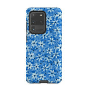 Samsung phone case-Windowbox Blue By Sarah Campbell-Product Details Raised bevel to protect screen from scratches. Impact resistant polycarbonate shell and shock absorbing inner TPU liner. Secure fit with design wrapping around side of the case and full access to ports. Compatible with Qi-standard wireless charging. Thickness 1/8 inch (3mm), weight 30g. Compatibility See drop down menu for options, please select the right case as we print to order.-Stringberry