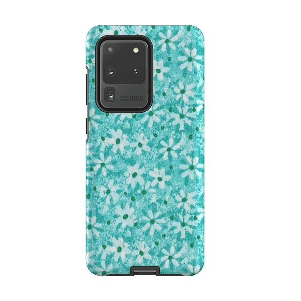 Samsung phone case-Windowbox Mint By Sarah Campbell-Product Details Raised bevel to protect screen from scratches. Impact resistant polycarbonate shell and shock absorbing inner TPU liner. Secure fit with design wrapping around side of the case and full access to ports. Compatible with Qi-standard wireless charging. Thickness 1/8 inch (3mm), weight 30g. Compatibility See drop down menu for options, please select the right case as we print to order.-Stringberry