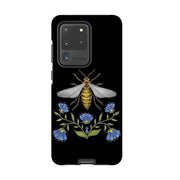 Samsung phone case-Wings Of Freedom Black By Catherine Rowe-Product Details Raised bevel to protect screen from scratches. Impact resistant polycarbonate shell and shock absorbing inner TPU liner. Secure fit with design wrapping around side of the case and full access to ports. Compatible with Qi-standard wireless charging. Thickness 1/8 inch (3mm), weight 30g. Compatibility See drop down menu for options, please select the right case as we print to order.-Stringberry