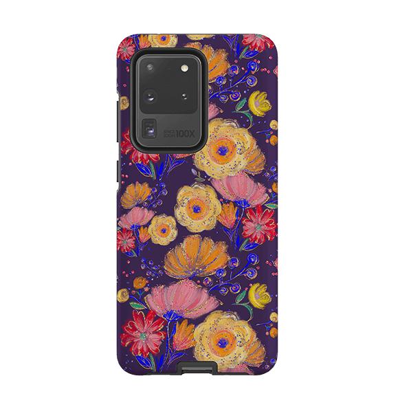 Samsung phone case-Wonderland Garden-Product Details Raised bevel to protect screen from scratches. Impact resistant polycarbonate shell and shock absorbing inner TPU liner. Secure fit with design wrapping around side of the case and full access to ports. Compatible with Qi-standard wireless charging. Thickness 1/8 inch (3mm), weight 30g. Compatibility See drop down menu for options, please select the right case as we print to order.-Stringberry