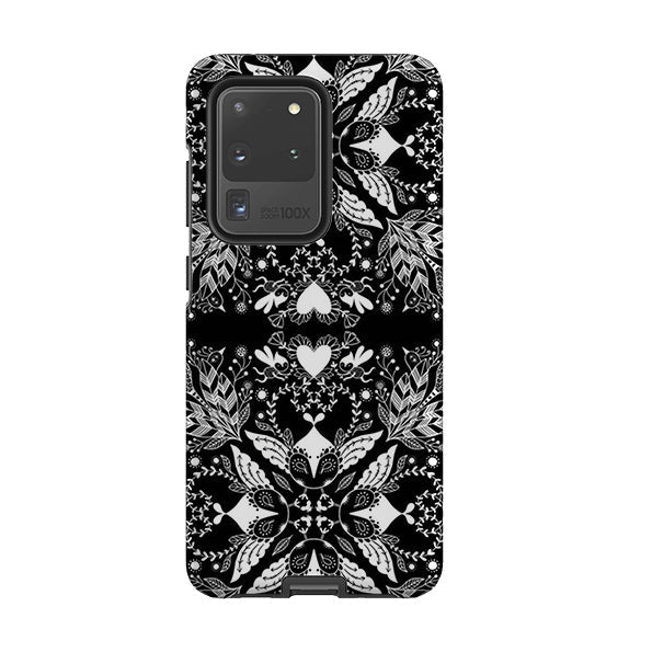 Samsung phone case-Woodfolk By Mia Underwood-Product Details Raised bevel to protect screen from scratches. Impact resistant polycarbonate shell and shock absorbing inner TPU liner. Secure fit with design wrapping around side of the case and full access to ports. Compatible with Qi-standard wireless charging. Thickness 1/8 inch (3mm), weight 30g. Compatibility See drop down menu for options, please select the right case as we print to order.-Stringberry