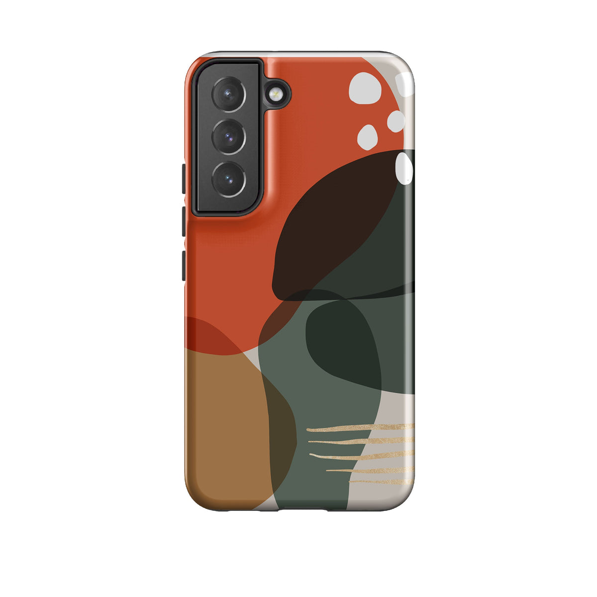 Samsung phone case-Abstract Xmas-Product Details Raised bevel to protect screen from scratches. Impact resistant polycarbonate shell and shock absorbing inner TPU liner. Secure fit with design wrapping around side of the case and full access to ports. Compatible with Qi-standard wireless charging. Thickness 1/8 inch (3mm), weight 30g. Compatibility See drop down menu for options, please select the right case as we print to order.-Stringberry