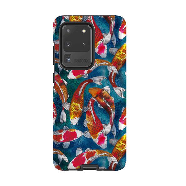 Samsung phone case-Adachi-Product Details Raised bevel to protect screen from scratches. Impact resistant polycarbonate shell and shock absorbing inner TPU liner. Secure fit with design wrapping around side of the case and full access to ports. Compatible with Qi-standard wireless charging. Thickness 1/8 inch (3mm), weight 30g. Compatibility See drop down menu for options, please select the right case as we print to order.-Stringberry