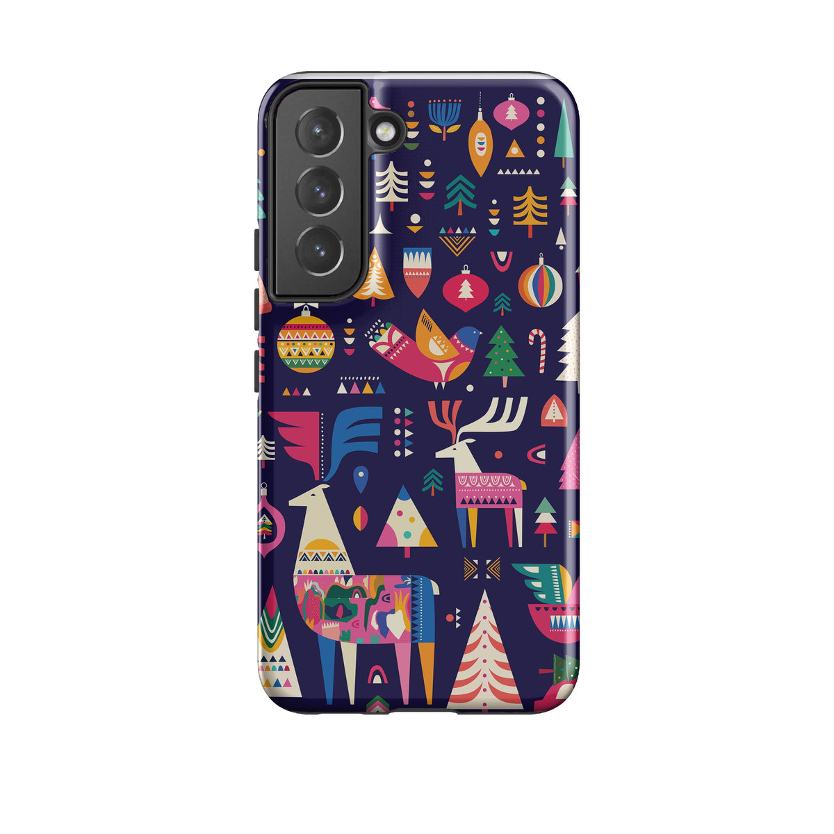 Samsung phone case-All Is Bright-Product Details Raised bevel to protect screen from scratches. Impact resistant polycarbonate shell and shock absorbing inner TPU liner. Secure fit with design wrapping around side of the case and full access to ports. Compatible with Qi-standard wireless charging. Thickness 1/8 inch (3mm), weight 30g. Compatibility See drop down menu for options, please select the right case as we print to order.-Stringberry