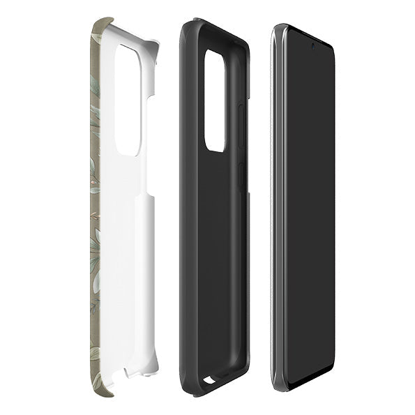 Samsung phone case-Ambrosia-Product Details Raised bevel to protect screen from scratches. Impact resistant polycarbonate shell and shock absorbing inner TPU liner. Secure fit with design wrapping around side of the case and full access to ports. Compatible with Qi-standard wireless charging. Thickness 1/8 inch (3mm), weight 30g. Compatibility See drop down menu for options, please select the right case as we print to order.-Stringberry