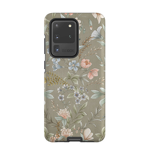 Samsung phone case-Ambrosia-Product Details Raised bevel to protect screen from scratches. Impact resistant polycarbonate shell and shock absorbing inner TPU liner. Secure fit with design wrapping around side of the case and full access to ports. Compatible with Qi-standard wireless charging. Thickness 1/8 inch (3mm), weight 30g. Compatibility See drop down menu for options, please select the right case as we print to order.-Stringberry