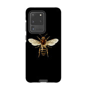 Samsung phone case-Bee II-Product Details Raised bevel to protect screen from scratches. Impact resistant polycarbonate shell and shock absorbing inner TPU liner. Secure fit with design wrapping around side of the case and full access to ports. Compatible with Qi-standard wireless charging. Thickness 1/8 inch (3mm), weight 30g. Compatibility See drop down menu for options, please select the right case as we print to order.-Stringberry
