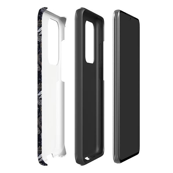 Samsung phone case-Belsay Pattern-Product Details Raised bevel to protect screen from scratches. Impact resistant polycarbonate shell and shock absorbing inner TPU liner. Secure fit with design wrapping around side of the case and full access to ports. Compatible with Qi-standard wireless charging. Thickness 1/8 inch (3mm), weight 30g. Compatibility See drop down menu for options, please select the right case as we print to order.-Stringberry