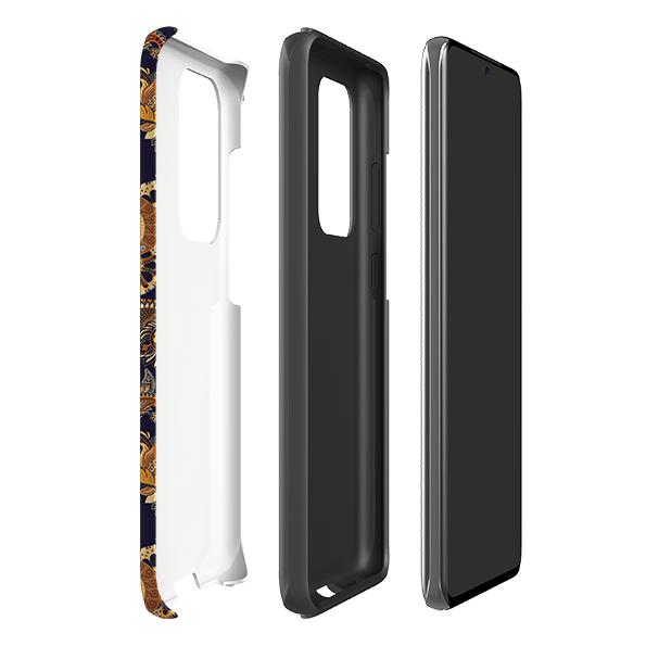 Samsung phone case-Bibury-Product Details Raised bevel to protect screen from scratches. Impact resistant polycarbonate shell and shock absorbing inner TPU liner. Secure fit with design wrapping around side of the case and full access to ports. Compatible with Qi-standard wireless charging. Thickness 1/8 inch (3mm), weight 30g. Compatibility See drop down menu for options, please select the right case as we print to order.-Stringberry