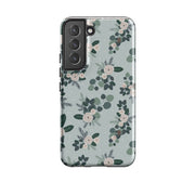 Samsung phone case-Blooms Of Xmas-Product Details Raised bevel to protect screen from scratches. Impact resistant polycarbonate shell and shock absorbing inner TPU liner. Secure fit with design wrapping around side of the case and full access to ports. Compatible with Qi-standard wireless charging. Thickness 1/8 inch (3mm), weight 30g. Compatibility See drop down menu for options, please select the right case as we print to order.-Stringberry