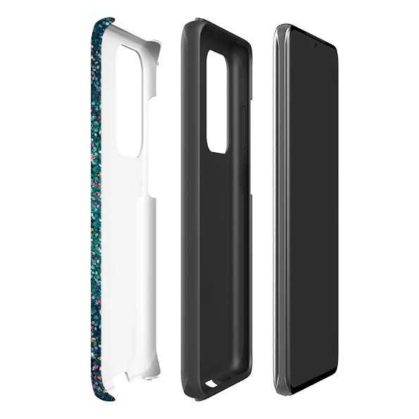 Samsung Handyhülle - Butterfly Comet (ohne Glanz) - Produktdetails: Erhabene Abschrägung schützt den Bildschirm vor Kratzern. Stoßfeste Polycarbonathülle mit stoßdämpfender TPU-Einlage, passgenaue Passform, vollen Zugang zu Anschlüssen, Qi-kompatibel, Dicke 1/8 Zoll (3mm), Gewicht 30g. Kompatibilität siehe Dropdown, bitte wählen Sie die passende Hülle, da wir auf Bestellung drucken. - Stringberry