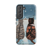 Samsung Tough Case - Cat Xmas By Mary Stubberfield