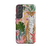 Samsung Tough Case - Cheetah Jungle By Bex Parkin