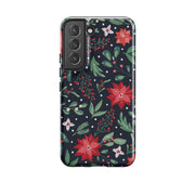 Samsung phone case-Deck The Halls-Product Details Raised bevel to protect screen from scratches. Impact resistant polycarbonate shell and shock absorbing inner TPU liner. Secure fit with design wrapping around side of the case and full access to ports. Compatible with Qi-standard wireless charging. Thickness 1/8 inch (3mm), weight 30g. Compatibility See drop down menu for options, please select the right case as we print to order.-Stringberry