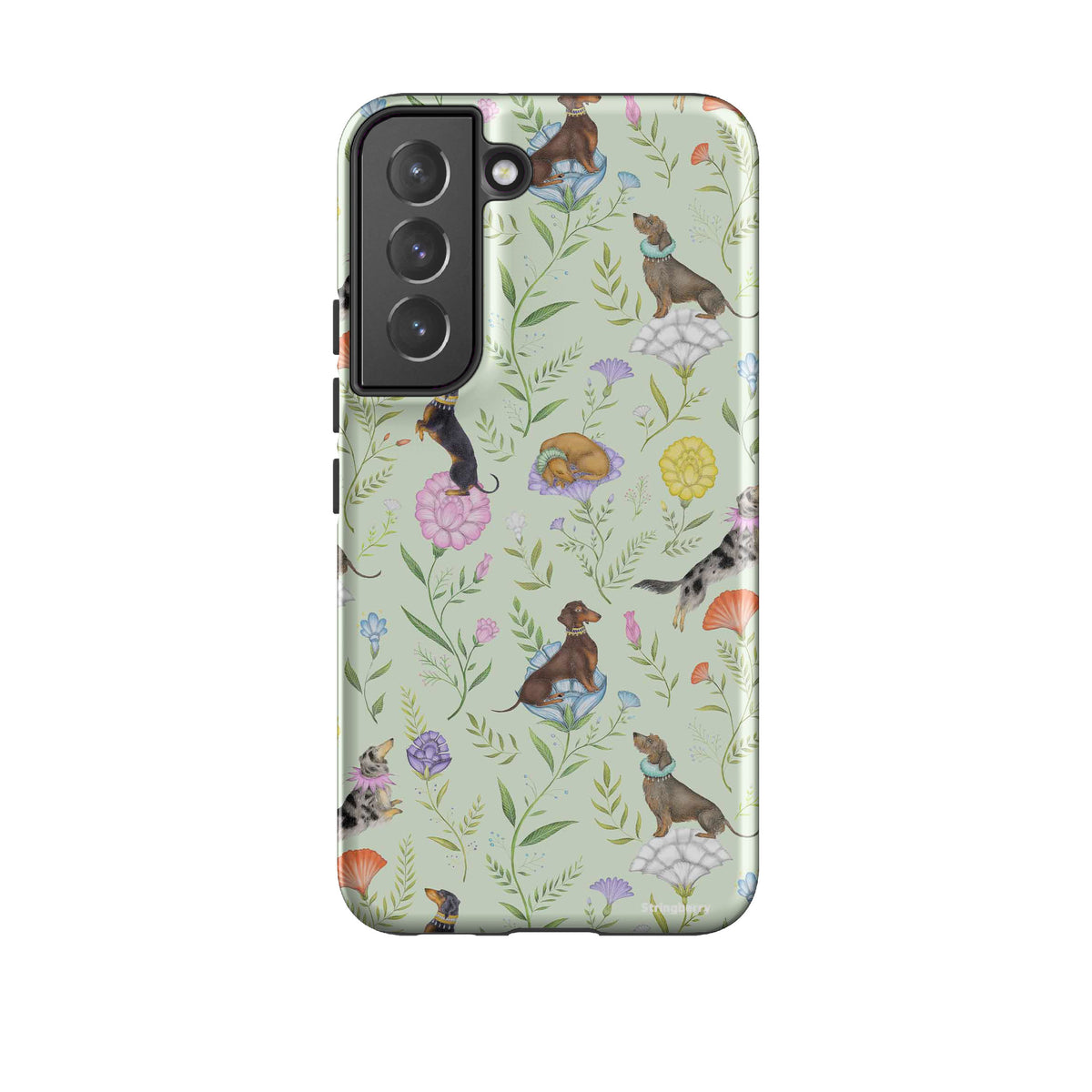 Samsung Tough Case - Doxy Day Afternoon Pistachio By Catherine Rowe