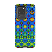 Samsung phone case-Electric Zoo-Product Details Raised bevel to protect screen from scratches. Impact resistant polycarbonate shell and shock absorbing inner TPU liner. Secure fit with design wrapping around side of the case and full access to ports. Compatible with Qi-standard wireless charging. Thickness 1/8 inch (3mm), weight 30g. Compatibility See drop down menu for options, please select the right case as we print to order.-Stringberry