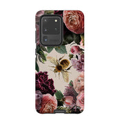 Samsung phone case-Entice Dark-Product Details Raised bevel to protect screen from scratches. Impact resistant polycarbonate shell and shock absorbing inner TPU liner. Secure fit with design wrapping around side of the case and full access to ports. Compatible with Qi-standard wireless charging. Thickness 1/8 inch (3mm), weight 30g. Compatibility See drop down menu for options, please select the right case as we print to order.-Stringberry