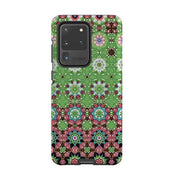 Samsung phone case-Floydfest-Product Details Raised bevel to protect screen from scratches. Impact resistant polycarbonate shell and shock absorbing inner TPU liner. Secure fit with design wrapping around side of the case and full access to ports. Compatible with Qi-standard wireless charging. Thickness 1/8 inch (3mm), weight 30g. Compatibility See drop down menu for options, please select the right case as we print to order.-Stringberry