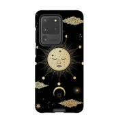 Samsung phone case-Full Moon-Product Details Raised bevel to protect screen from scratches. Impact resistant polycarbonate shell and shock absorbing inner TPU liner. Secure fit with design wrapping around side of the case and full access to ports. Compatible with Qi-standard wireless charging. Thickness 1/8 inch (3mm), weight 30g. Compatibility See drop down menu for options, please select the right case as we print to order.-Stringberry