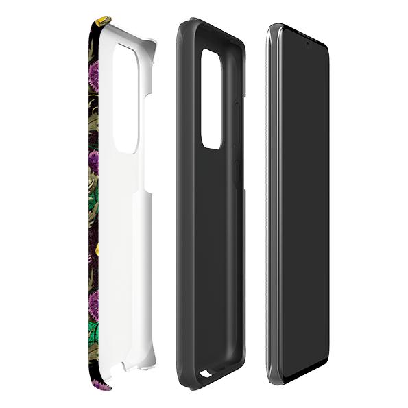 Samsung phone case-Fyne-Product Details Raised bevel to protect screen from scratches. Impact resistant polycarbonate shell and shock absorbing inner TPU liner. Secure fit with design wrapping around side of the case and full access to ports. Compatible with Qi-standard wireless charging. Thickness 1/8 inch (3mm), weight 30g. Compatibility See drop down menu for options, please select the right case as we print to order.-Stringberry
