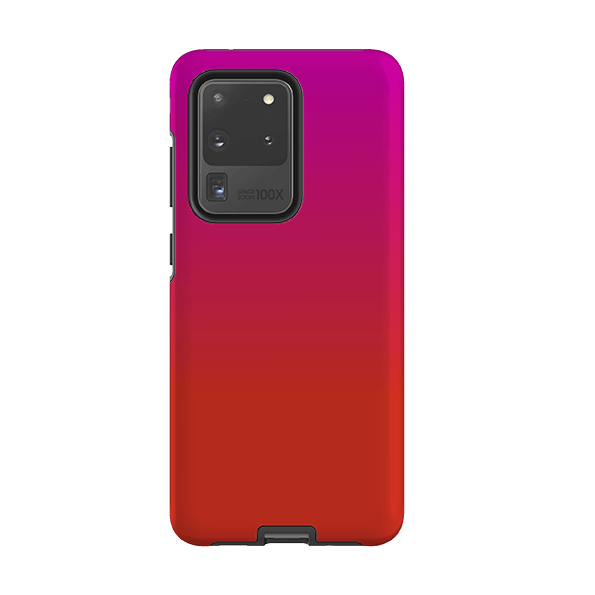 Samsung phone case-Geranium By Kitty Joseph-Product Details Raised bevel to protect screen from scratches. Impact resistant polycarbonate shell and shock absorbing inner TPU liner. Secure fit with design wrapping around side of the case and full access to ports. Compatible with Qi-standard wireless charging. Thickness 1/8 inch (3mm), weight 30g. Compatibility See drop down menu for options, please select the right case as we print to order.-Stringberry