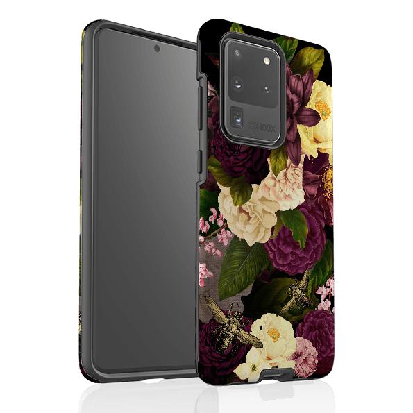 Samsung phone case-Grace-Product Details Raised bevel to protect screen from scratches. Impact resistant polycarbonate shell and shock absorbing inner TPU liner. Secure fit with design wrapping around side of the case and full access to ports. Compatible with Qi-standard wireless charging. Thickness 1/8 inch (3mm), weight 30g. Compatibility See drop down menu for options, please select the right case as we print to order.-Stringberry