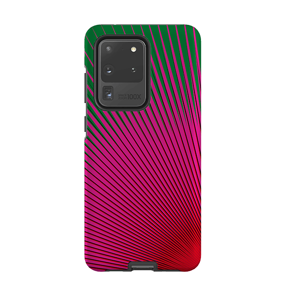 Samsung phone case-Halos Cactus By Kitty Joseph-Product Details Raised bevel to protect screen from scratches. Impact resistant polycarbonate shell and shock absorbing inner TPU liner. Secure fit with design wrapping around side of the case and full access to ports. Compatible with Qi-standard wireless charging. Thickness 1/8 inch (3mm), weight 30g. Compatibility See drop down menu for options, please select the right case as we print to order.-Stringberry