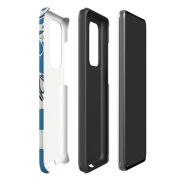 Samsung Handyhülle-Island Blue-Produktinfo: Erhabene Abschrägung schützt den Bildschirm vor Kratzern. Stoßfeste Polycarbonat-Schale + stoßabsorbierender TPU-Einsatz. Sichere Passform, vollen Zugriff auf Ports. Kompatibel mit Qi-Charging. Dicke 1/8 Zoll (3mm), Gewicht 30g. Kompatibilität: Siehe Dropdown, wählen Sie passende Hülle da wir nach Bestellung drucken. - Stringberry