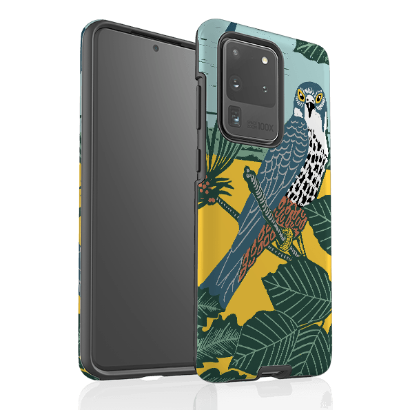 Samsung phone case-Kenhill By Kate Heiss-Product Details Raised bevel to protect screen from scratches. Impact resistant polycarbonate shell and shock absorbing inner TPU liner. Secure fit with design wrapping around side of the case and full access to ports. Compatible with Qi-standard wireless charging. Thickness 1/8 inch (3mm), weight 30g. Compatibility See drop down menu for options, please select the right case as we print to order.-Stringberry