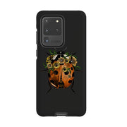 Samsung phone case-Ladybug Dark-Product Details Raised bevel to protect screen from scratches. Impact resistant polycarbonate shell and shock absorbing inner TPU liner. Secure fit with design wrapping around side of the case and full access to ports. Compatible with Qi-standard wireless charging. Thickness 1/8 inch (3mm), weight 30g. Compatibility See drop down menu for options, please select the right case as we print to order.-Stringberry