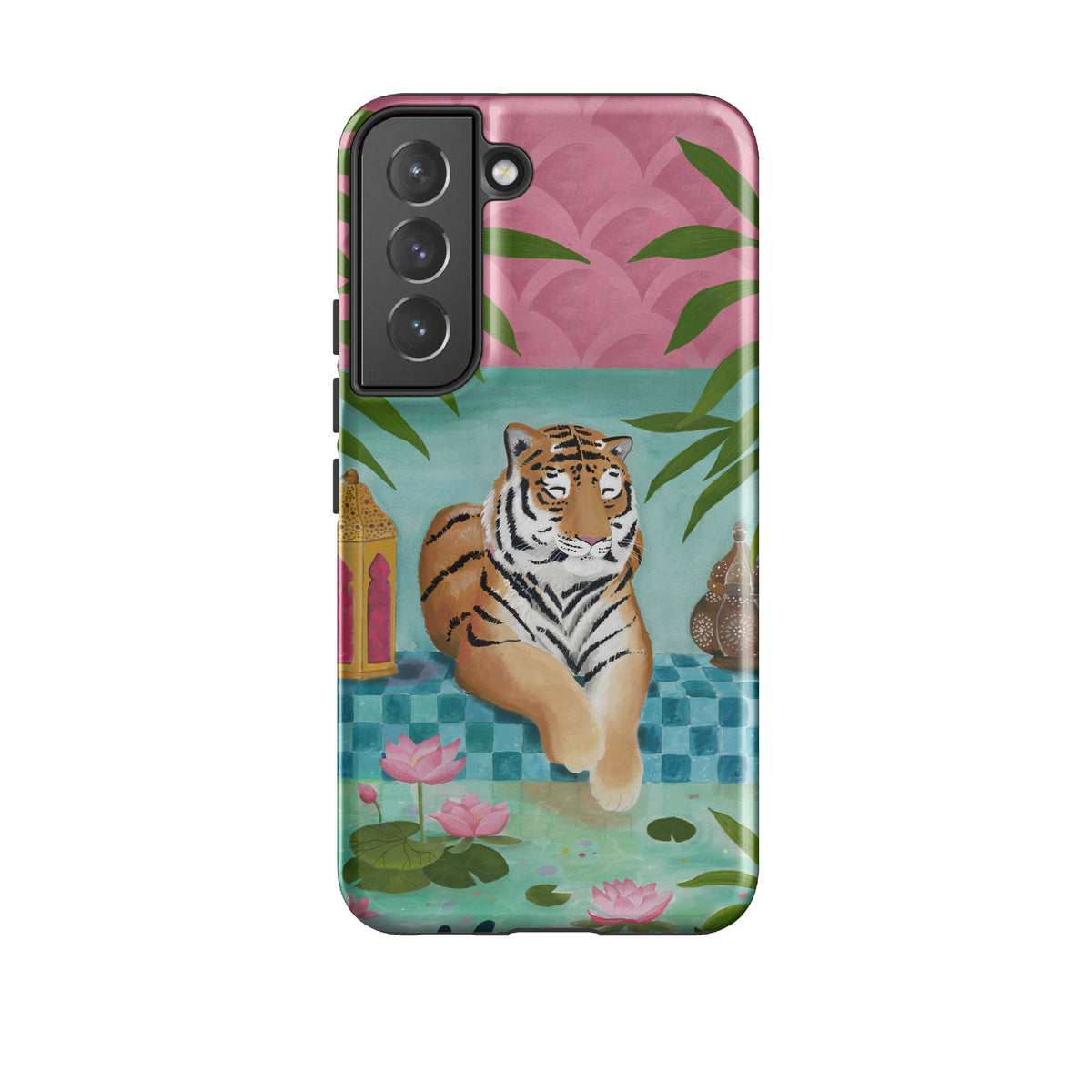 Samsung Tough Case - Lotus Tiger By Bex Parkin