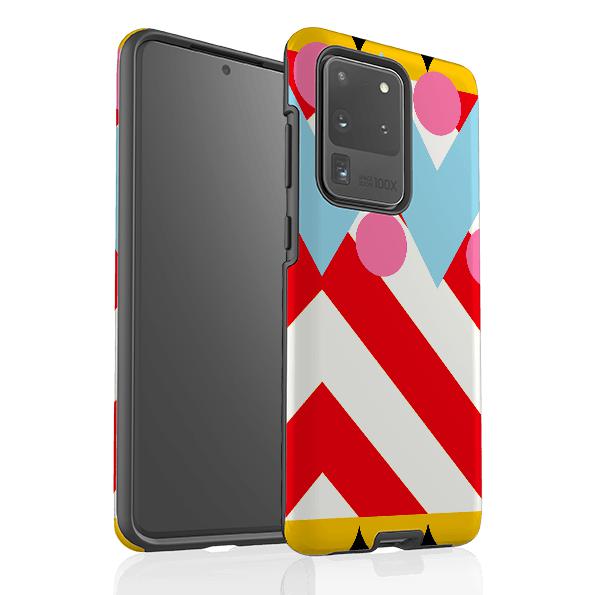 Samsung phone case-Masagon-Product Details Raised bevel to protect screen from scratches. Impact resistant polycarbonate shell and shock absorbing inner TPU liner. Secure fit with design wrapping around side of the case and full access to ports. Compatible with Qi-standard wireless charging. Thickness 1/8 inch (3mm), weight 30g. Compatibility See drop down menu for options, please select the right case as we print to order.-Stringberry