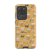 Samsung phone case-Oodles Of Noodles By Katherine Quinn-Product Details Raised bevel to protect screen from scratches. Impact resistant polycarbonate shell and shock absorbing inner TPU liner. Secure fit with design wrapping around side of the case and full access to ports. Compatible with Qi-standard wireless charging. Thickness 1/8 inch (3mm), weight 30g. Compatibility See drop down menu for options, please select the right case as we print to order.-Stringberry