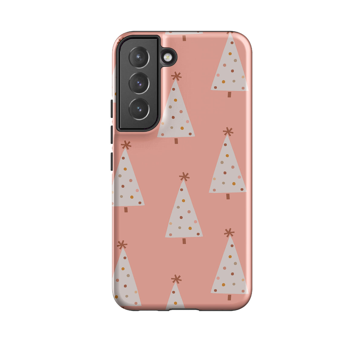 Samsung Tough Case - Rosa Weihnachtsbäume