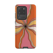 Samsung phone case-Swirl-Product Details Raised bevel to protect screen from scratches. Impact resistant polycarbonate shell and shock absorbing inner TPU liner. Secure fit with design wrapping around side of the case and full access to ports. Compatible with Qi-standard wireless charging. Thickness 1/8 inch (3mm), weight 30g. Compatibility See drop down menu for options, please select the right case as we print to order.-Stringberry