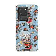 Samsung phone case-Tea Party-Product Details Raised bevel to protect screen from scratches. Impact resistant polycarbonate shell and shock absorbing inner TPU liner. Secure fit with design wrapping around side of the case and full access to ports. Compatible with Qi-standard wireless charging. Thickness 1/8 inch (3mm), weight 30g. Compatibility See drop down menu for options, please select the right case as we print to order.-Stringberry