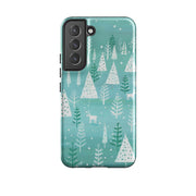 Samsung Tough Case - Teal Tundra By Mary Stubberfield