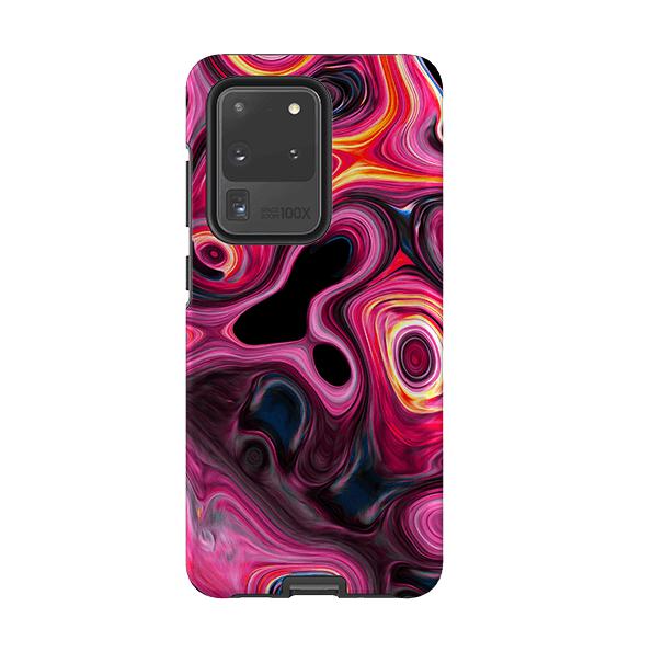 Samsung phone case-Tiger Tail-Product Details Raised bevel to protect screen from scratches. Impact resistant polycarbonate shell and shock absorbing inner TPU liner. Secure fit with design wrapping around side of the case and full access to ports. Compatible with Qi-standard wireless charging. Thickness 1/8 inch (3mm), weight 30g. Compatibility See drop down menu for options, please select the right case as we print to order.-Stringberry