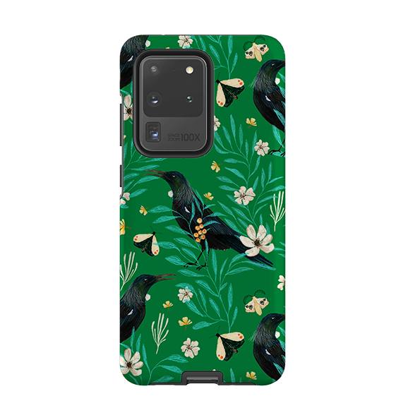 Samsung Tough Case - Tui Green By Katherine Quinn