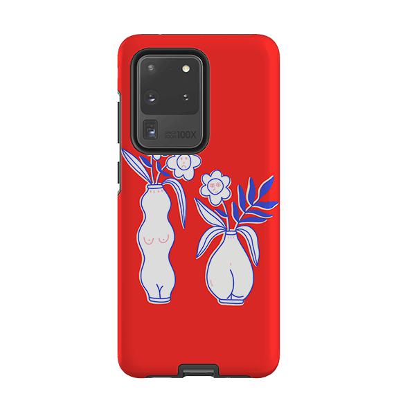 Samsung phone case-Vases-Product Details Raised bevel to protect screen from scratches. Impact resistant polycarbonate shell and shock absorbing inner TPU liner. Secure fit with design wrapping around side of the case and full access to ports. Compatible with Qi-standard wireless charging. Thickness 1/8 inch (3mm), weight 30g. Compatibility See drop down menu for options, please select the right case as we print to order.-Stringberry