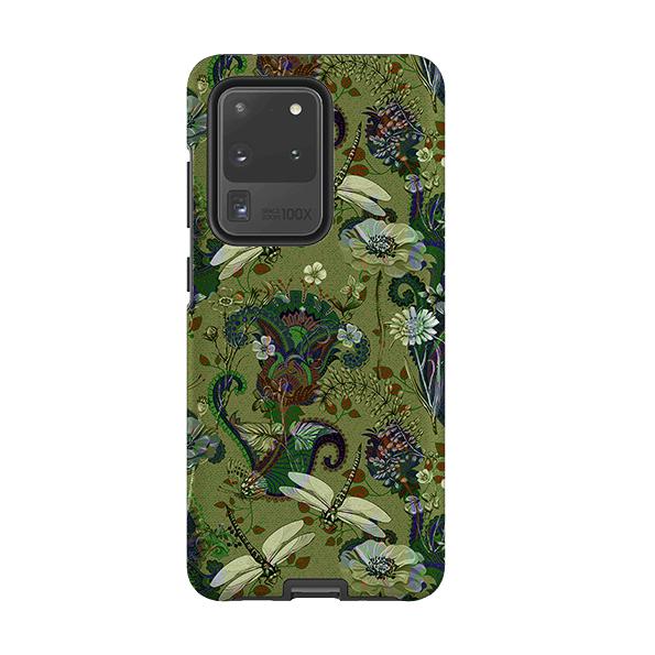 Samsung phone case-Vyne Pattern-Product Details Raised bevel to protect screen from scratches. Impact resistant polycarbonate shell and shock absorbing inner TPU liner. Secure fit with design wrapping around side of the case and full access to ports. Compatible with Qi-standard wireless charging. Thickness 1/8 inch (3mm), weight 30g. Compatibility See drop down menu for options, please select the right case as we print to order.-Stringberry