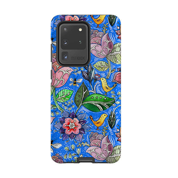 Samsung phone case-Wingfield-Product Details Raised bevel to protect screen from scratches. Impact resistant polycarbonate shell and shock absorbing inner TPU liner. Secure fit with design wrapping around side of the case and full access to ports. Compatible with Qi-standard wireless charging. Thickness 1/8 inch (3mm), weight 30g. Compatibility See drop down menu for options, please select the right case as we print to order.-Stringberry