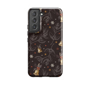 Samsung phone case-Xmas Bells-Product Details Raised bevel to protect screen from scratches. Impact resistant polycarbonate shell and shock absorbing inner TPU liner. Secure fit with design wrapping around side of the case and full access to ports. Compatible with Qi-standard wireless charging. Thickness 1/8 inch (3mm), weight 30g. Compatibility See drop down menu for options, please select the right case as we print to order.-Stringberry