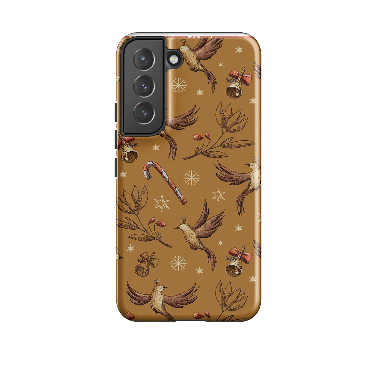 Samsung phone case-Xmas Candy-Product Details Raised bevel to protect screen from scratches. Impact resistant polycarbonate shell and shock absorbing inner TPU liner. Secure fit with design wrapping around side of the case and full access to ports. Compatible with Qi-standard wireless charging. Thickness 1/8 inch (3mm), weight 30g. Compatibility See drop down menu for options, please select the right case as we print to order.-Stringberry