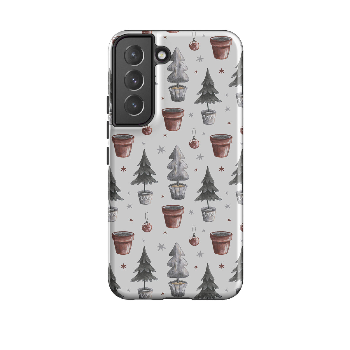 Samsung Tough Case - Xmas Tree Pattern