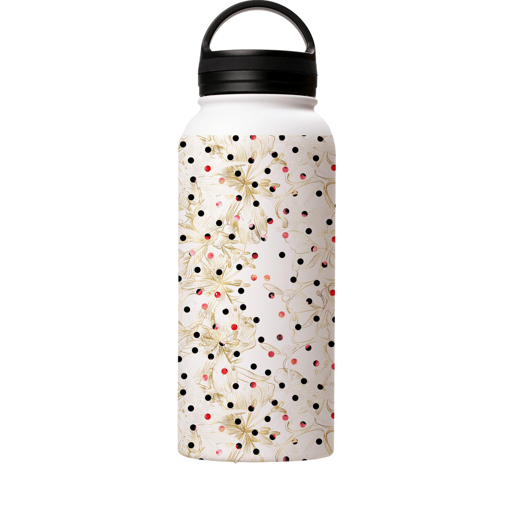 Water Bottles-Sheen Insulated Stainless Steel Water Bottle-32oz (945ml)-handle cap-Insulated Steel Water Bottle Our insulated stainless steel bottle comes in 3 sizes- Small 12oz (350ml), Medium 18oz (530ml) and Large 32oz (945ml) . It comes with a leak proof cap Keeps water cool for 24 hours Also keeps things warm for up to 12 hours Choice of 3 lids ( Sport Cap, Handle Cap, Flip Cap ) for easy carrying Dishwasher Friendly Lightweight, durable and easy to carry Reusable, so it's safe for the plan
