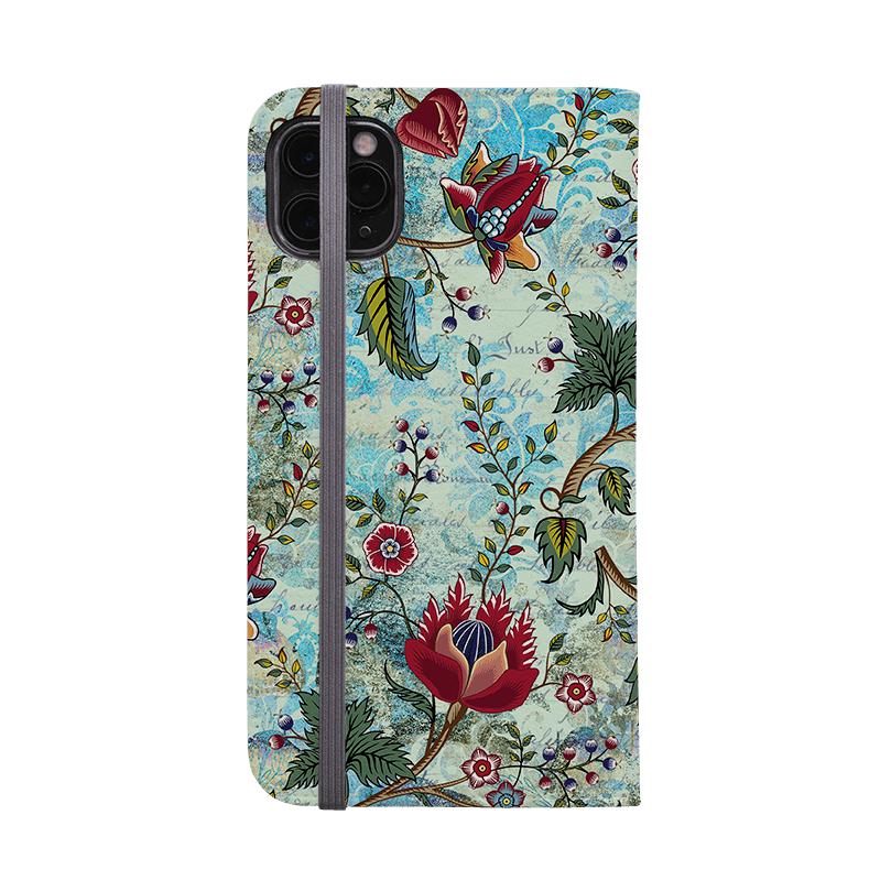 Wallet phone case-Skelton Blue-Vegan Leather Wallet Case Vegan leather. 3 slots for cards Fully printed exterior. Compatibility See drop down menu for options, please select the right case as we print to order.-Stringberry