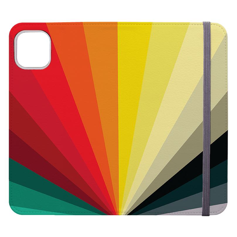 Wallet phone case-Spectrum Fan Wallet Case By Kitty Joseph-All Products Are Printed To OrderNo returns will be entertained if you select the wrong model. Please ensure you select the right modelDesigned to be stylish as well as protective. Made from a combination of Vegan leather and printed with a classy satin finish, our cases will surely make you stand out from the crowd.Product DetailsVegan Leather Wallet Folio Case Vegan leather. 3 slots for cards Fully printed exterior. CompatibilitySee dr