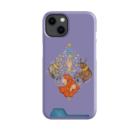 Spring Zodiac Case and Card Case By Catherine Rowe